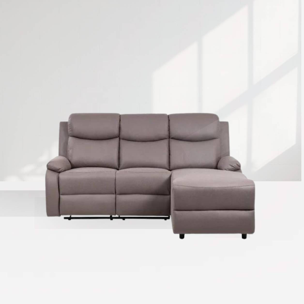 Crosby Corner Recliner Sofa - Right - Nutmeg