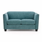 Dawson Studded 2 Seater Teal Sofa