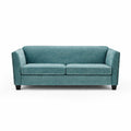 Dawson Studded 3 Seater Teal Sofa