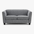 Dawson Studded 2 Seater Grey Sofa