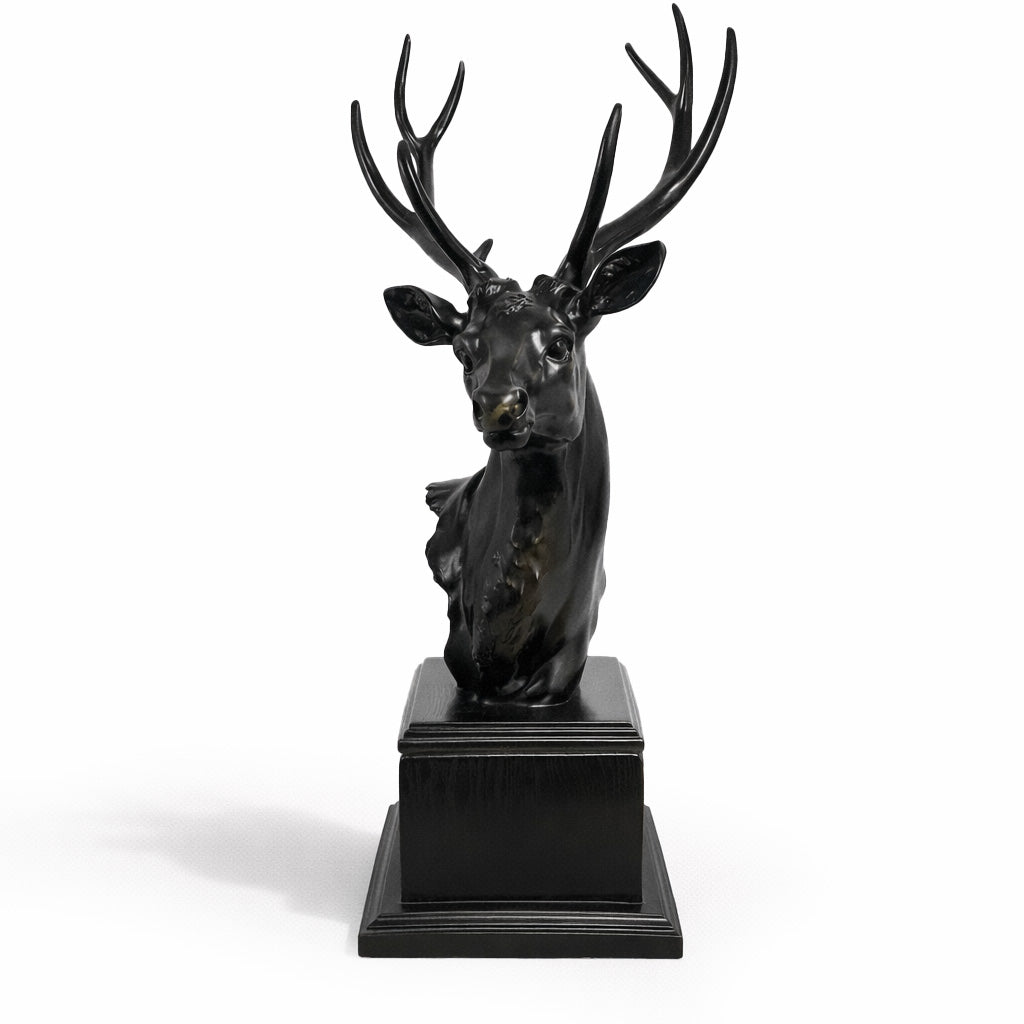 Stags Head Statue