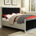 SOFIA BLACK MIRRORED BED