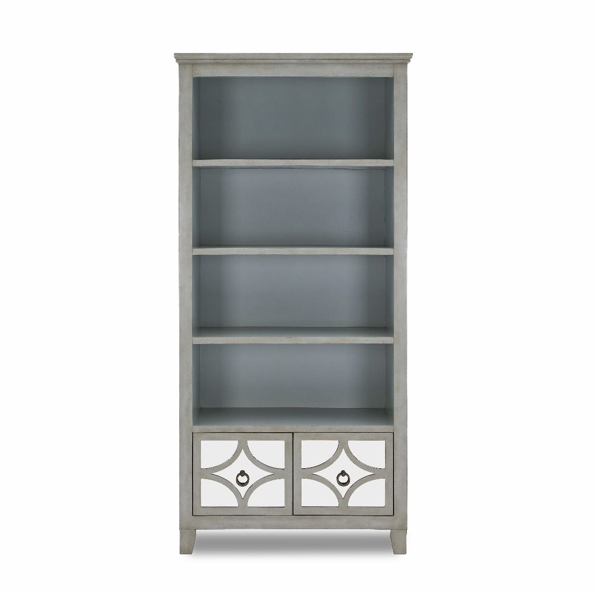 Russell Grey Wooden Bookcase