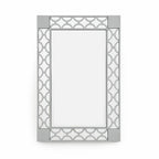Blakely Grey Wooden Rectangular Mirror