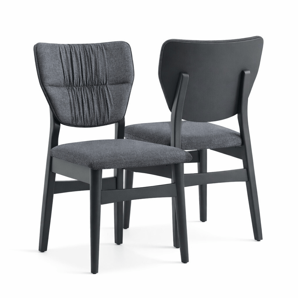 Dinamic Dining Chair - Charcoal Grey  (Set of 2)