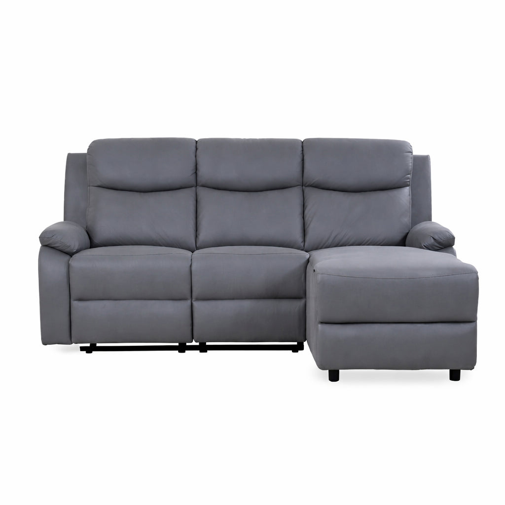 Crosby Corner Recliner Sofa - Right - Grey