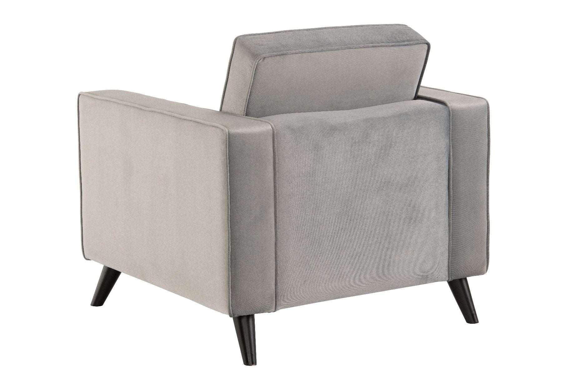 Cara Armchair - Grey Velvet