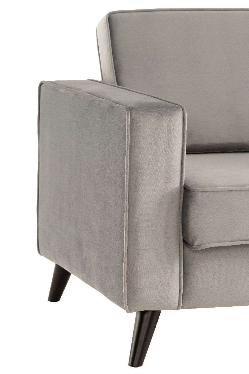 Cara Armchair - Grey Velvet