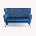 Yak 2 Seater Blue Velvet Sofa