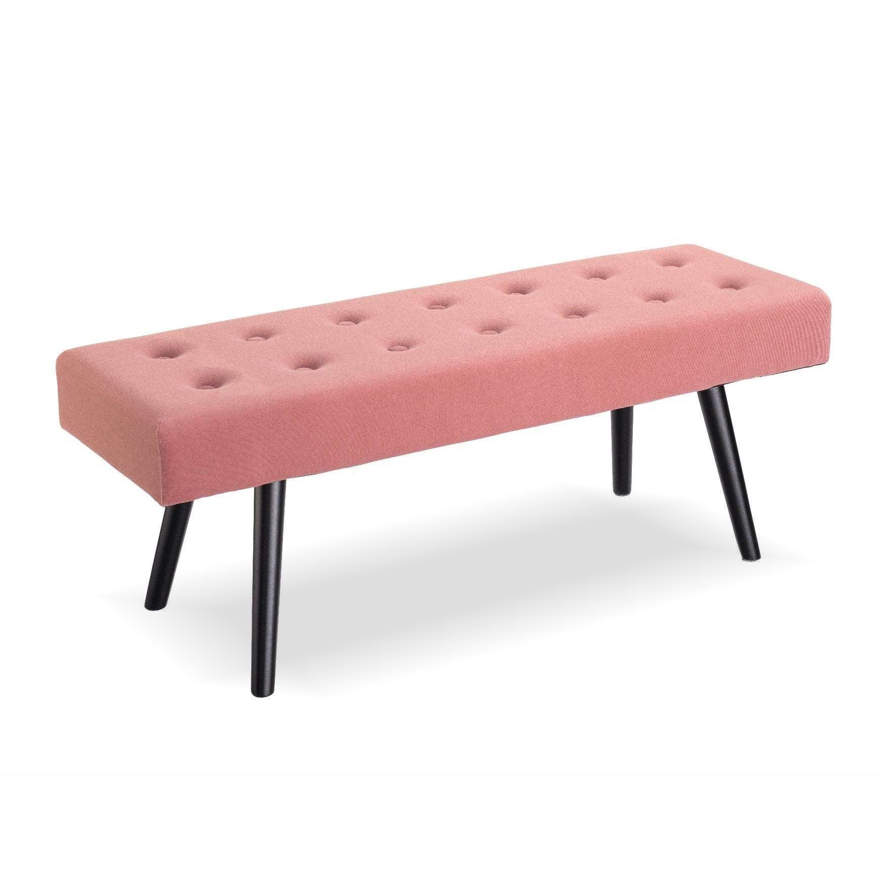 Florrie Pink Bedroom Bench