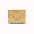 Frenso 2 Door Gold Geometric Chest