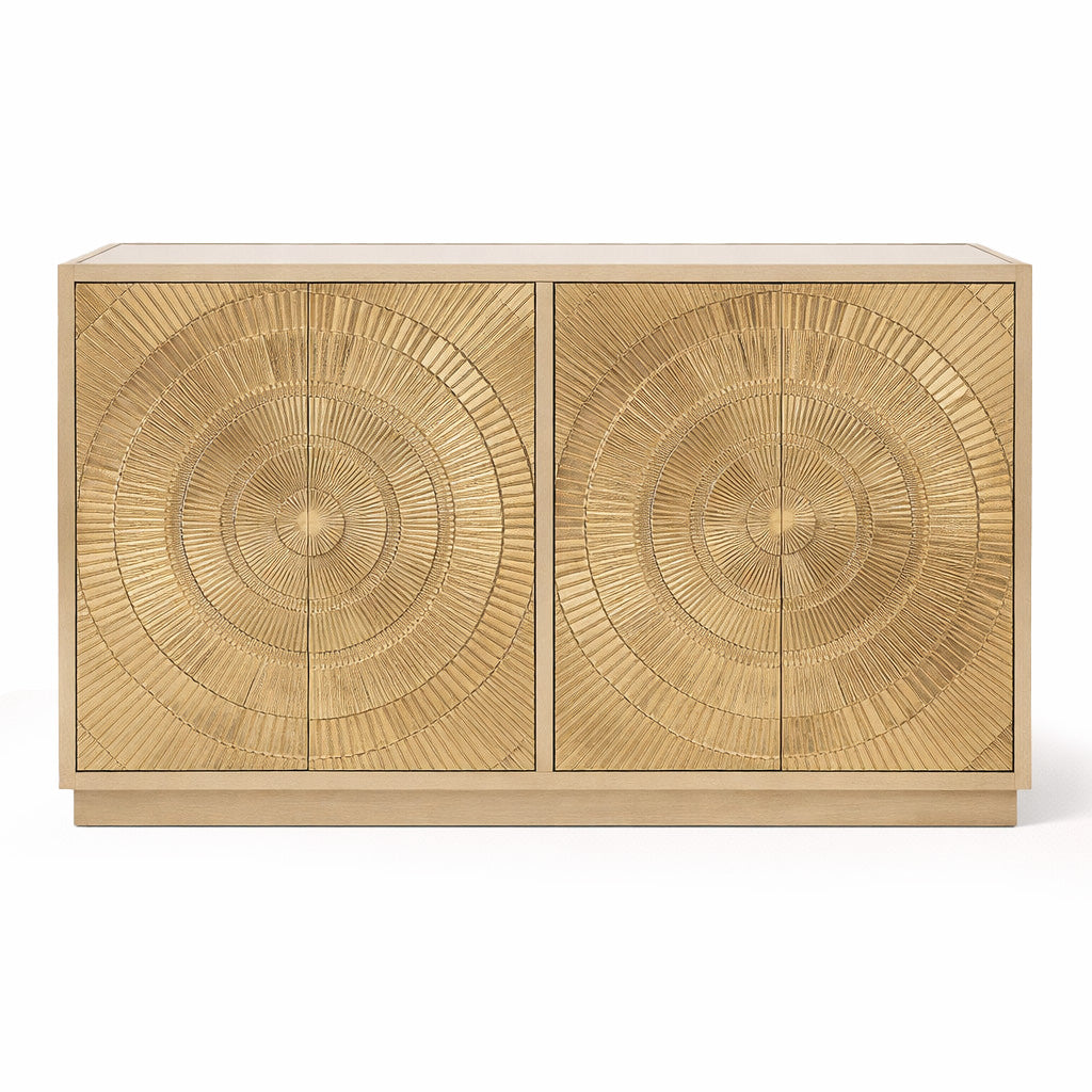 Frenso 4 Door Gold Sideboard