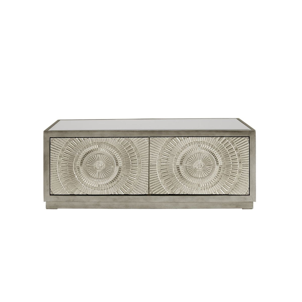 Frenso Silver Geometric Coffee Table