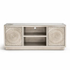 Frenso Silver Geometric TV Unit