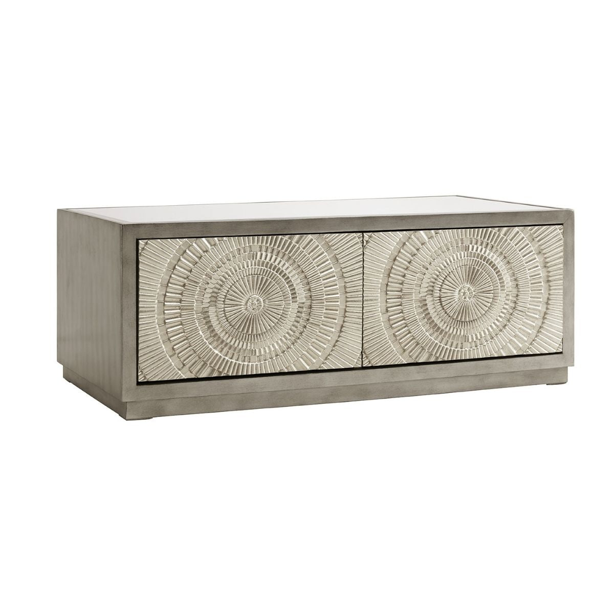 Frenso Silver Geometric Coffee Table