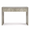 Frenso Silver Geometric Console Table