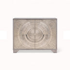 Frenso 2 Door Silver Geometric Chest