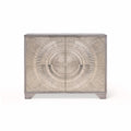 Frenso 2 Door Silver Geometric Chest