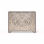 Frenso 2 Door Silver Geometric Chest