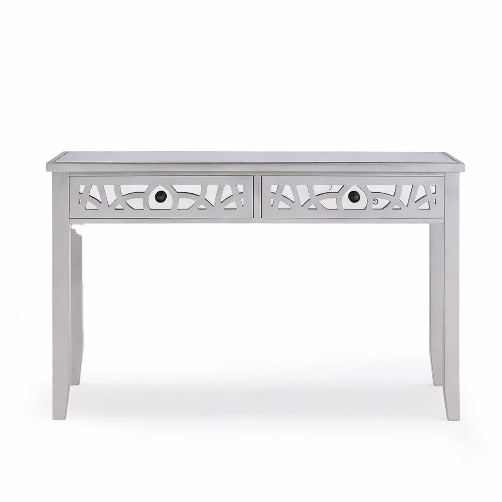 Gallo Rectangular Champagne Console Table