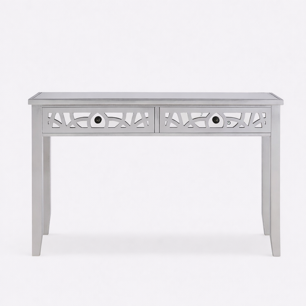 Gallo Rectangular Champagne Console Table