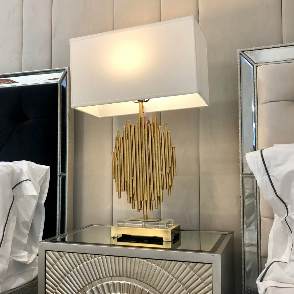 Galveston gold lamp
