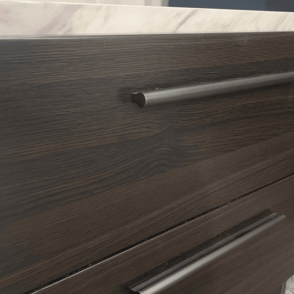 Gianni 2 Drawer End Table in Dark Oak
