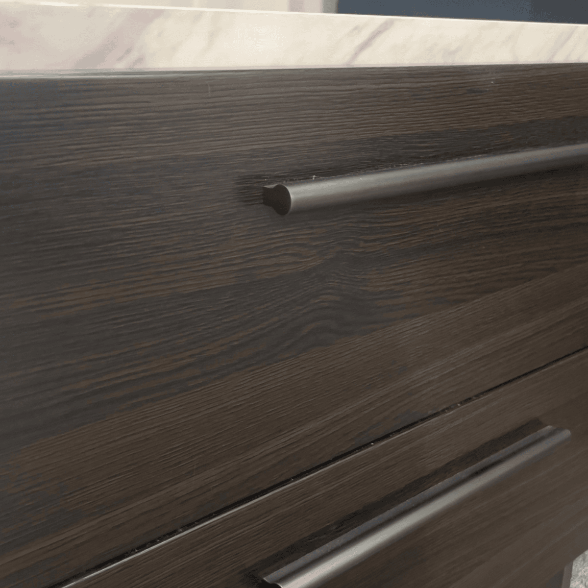 Gianni 2 Drawer End Table in Dark Oak