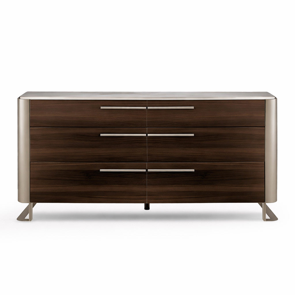 Gianni Chest of 6 Drawers in Dark Oak