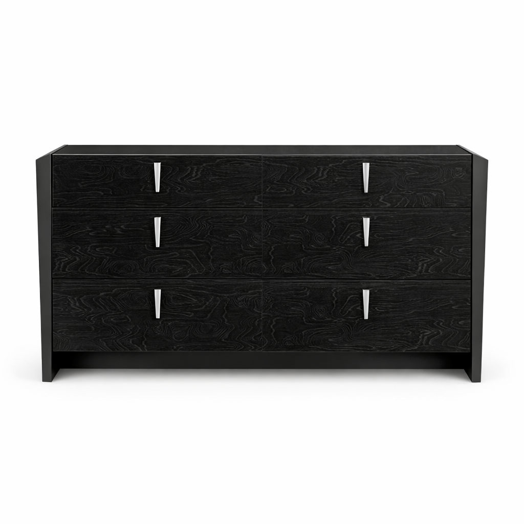 Opal Chest of 6 Drawers in Graphite