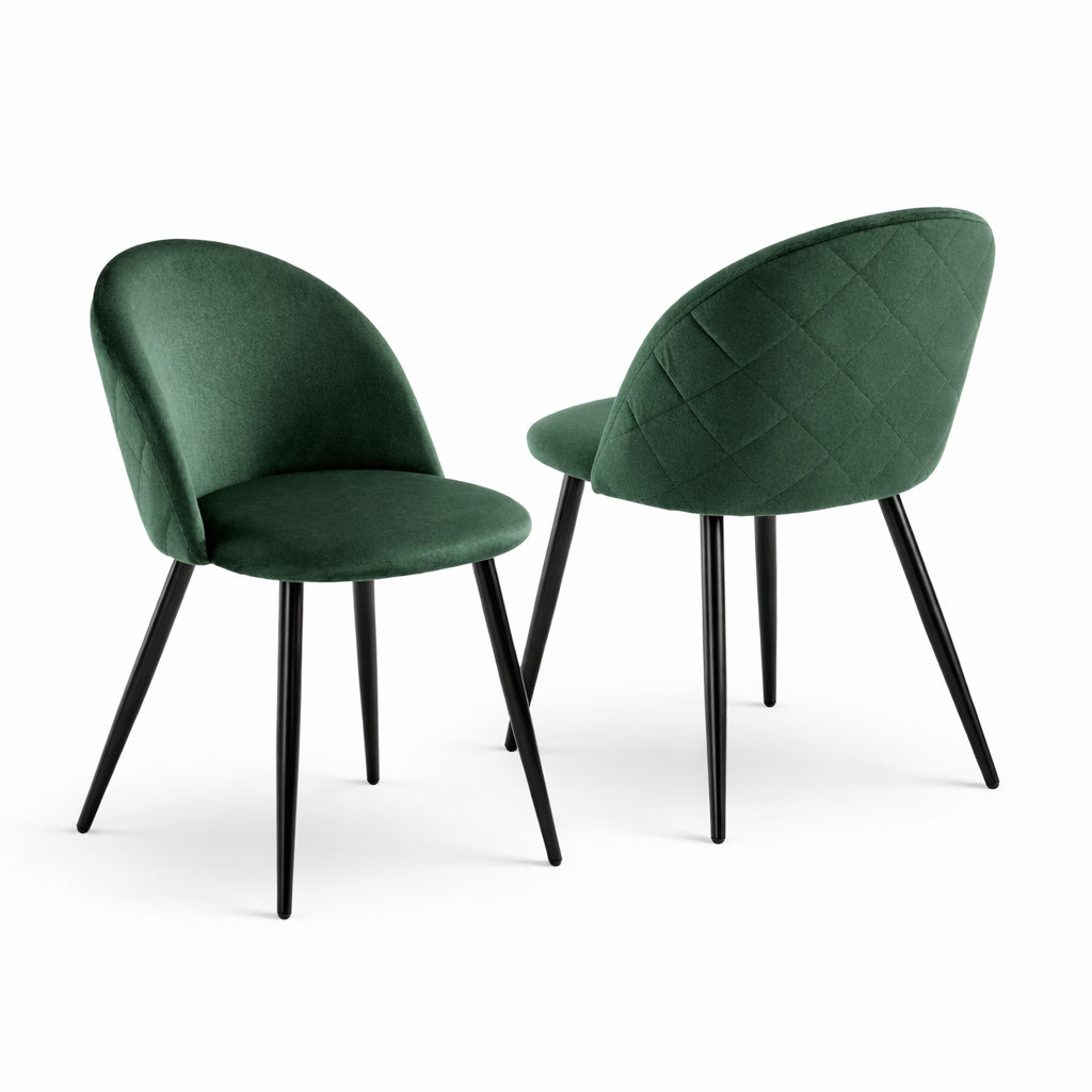 Lotus Dining Chair - Emerald Green  (Set of 4)