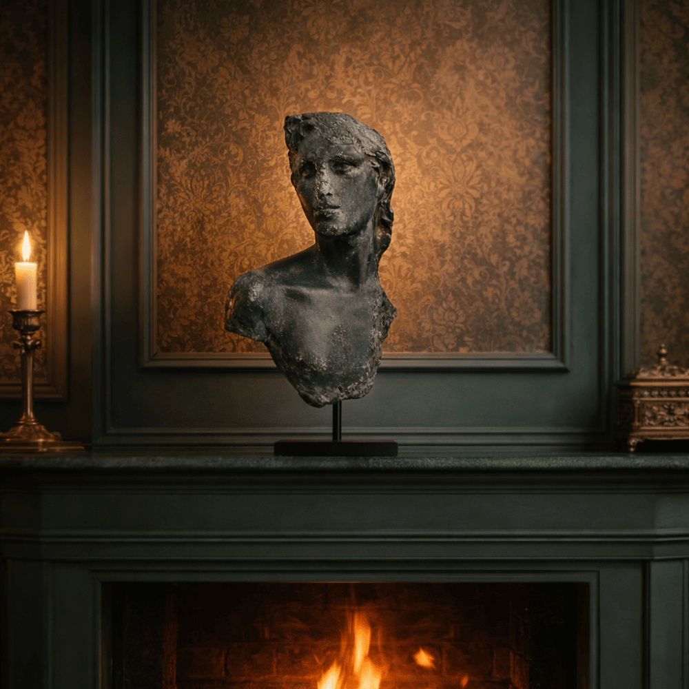 Male Bust Statue