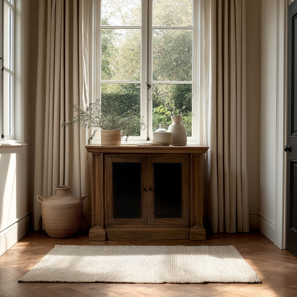 Harvard 2 Door Chest - Dark Bayur