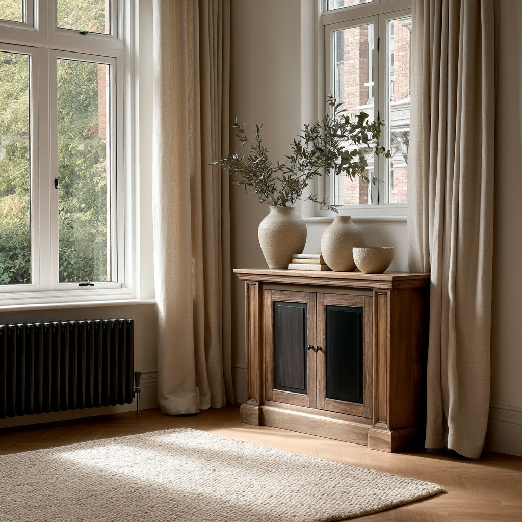 Harvard 2 Door Chest - Dark Bayur