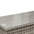Henley 5pcs Corner Outdoor Dining Set-Grey