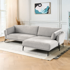 Hilton Corner Sofa - Light Grey  (right)