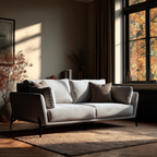 Hilton Light Grey 2 Seater Sofa