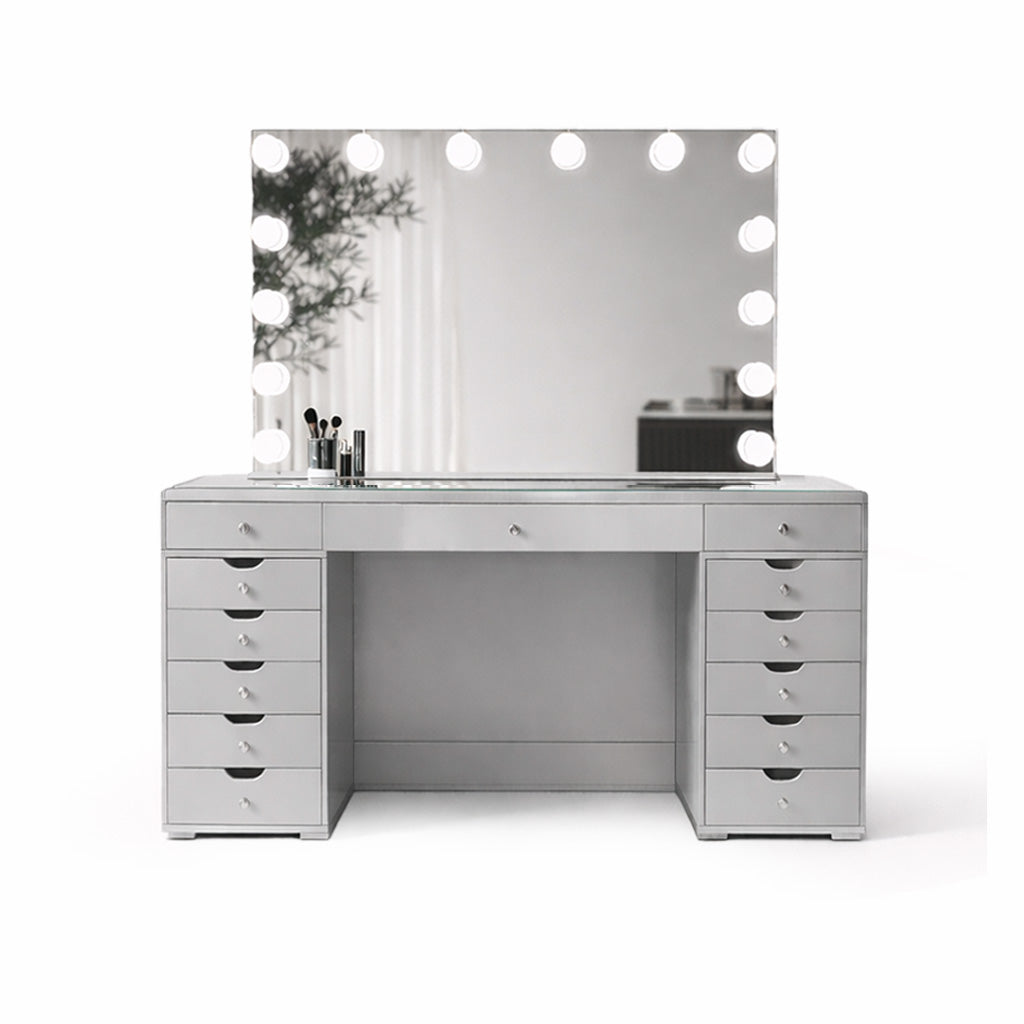 Hollywood White Dressing Table Pro