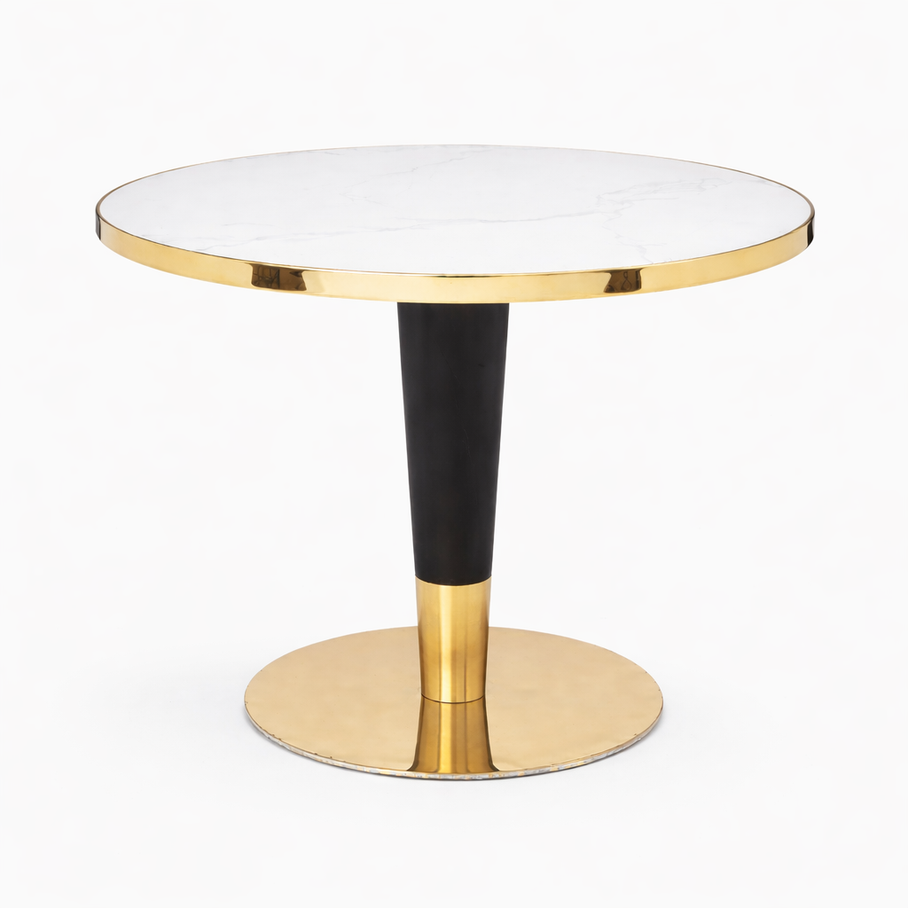 Coben Marble Gold Dining Table