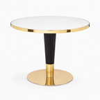 Coben Marble Gold Dining Table