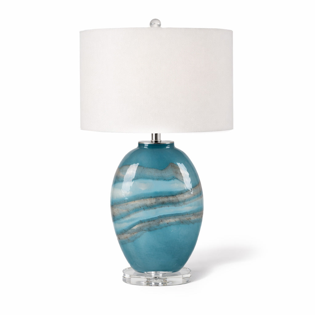Elsie Turquoise Table Lamp