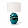 Elsie Turquoise Table Lamp