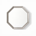 Pasadena Flannel Grey LED Hexagon Mirror