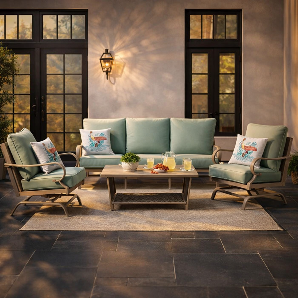 Regent 4 Pc Outdoor Lounge Set