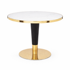Coben Marble Gold Dining Table