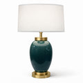 Navy Blue Ceramic Lamp