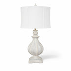 Amina White Table Lamp