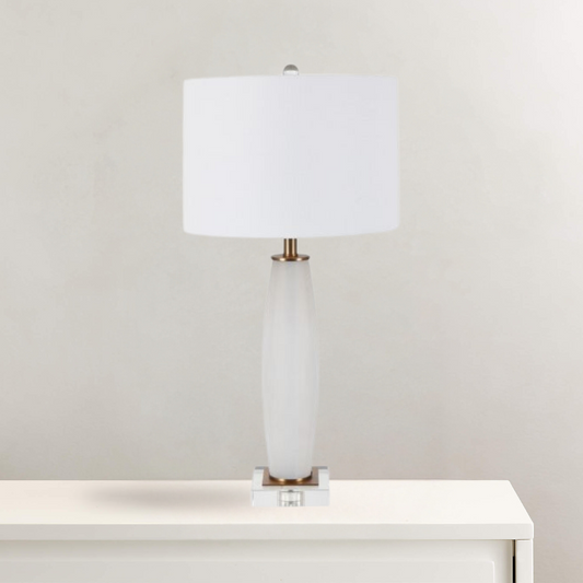 Simmons White Table Lamp