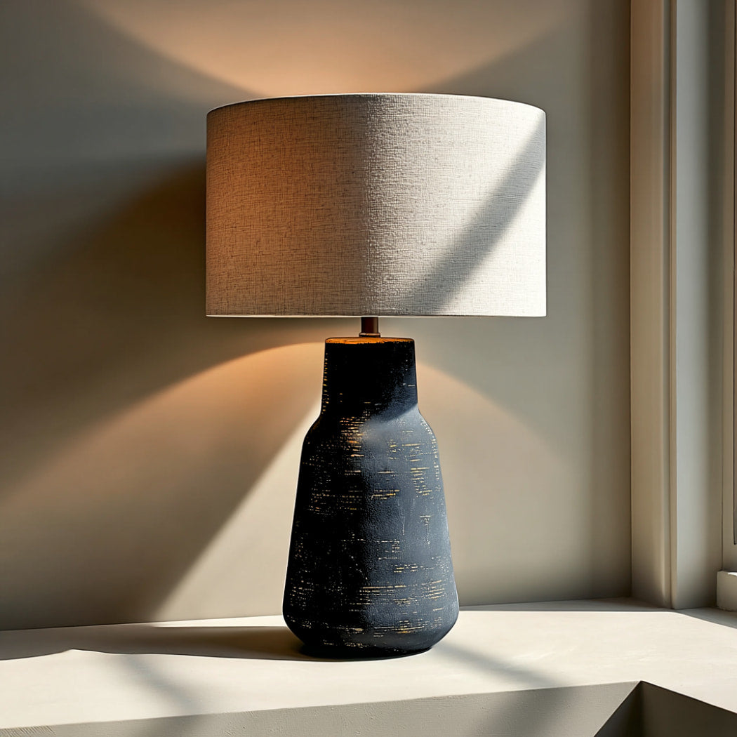 Freya Grey Table Lamp