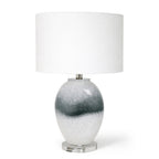 Alba White Glass Table Lamp